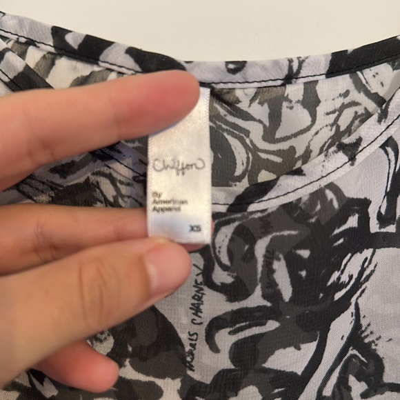 Chiffon American Apparel Cat Tank - Picture 3 of 4